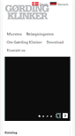 Mobile Screenshot of gordingklinker.com
