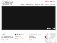 Tablet Screenshot of gordingklinker.com